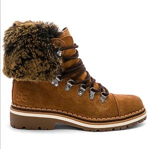 LAST DAY Sam Edelman Brown Faux Fur Bootie